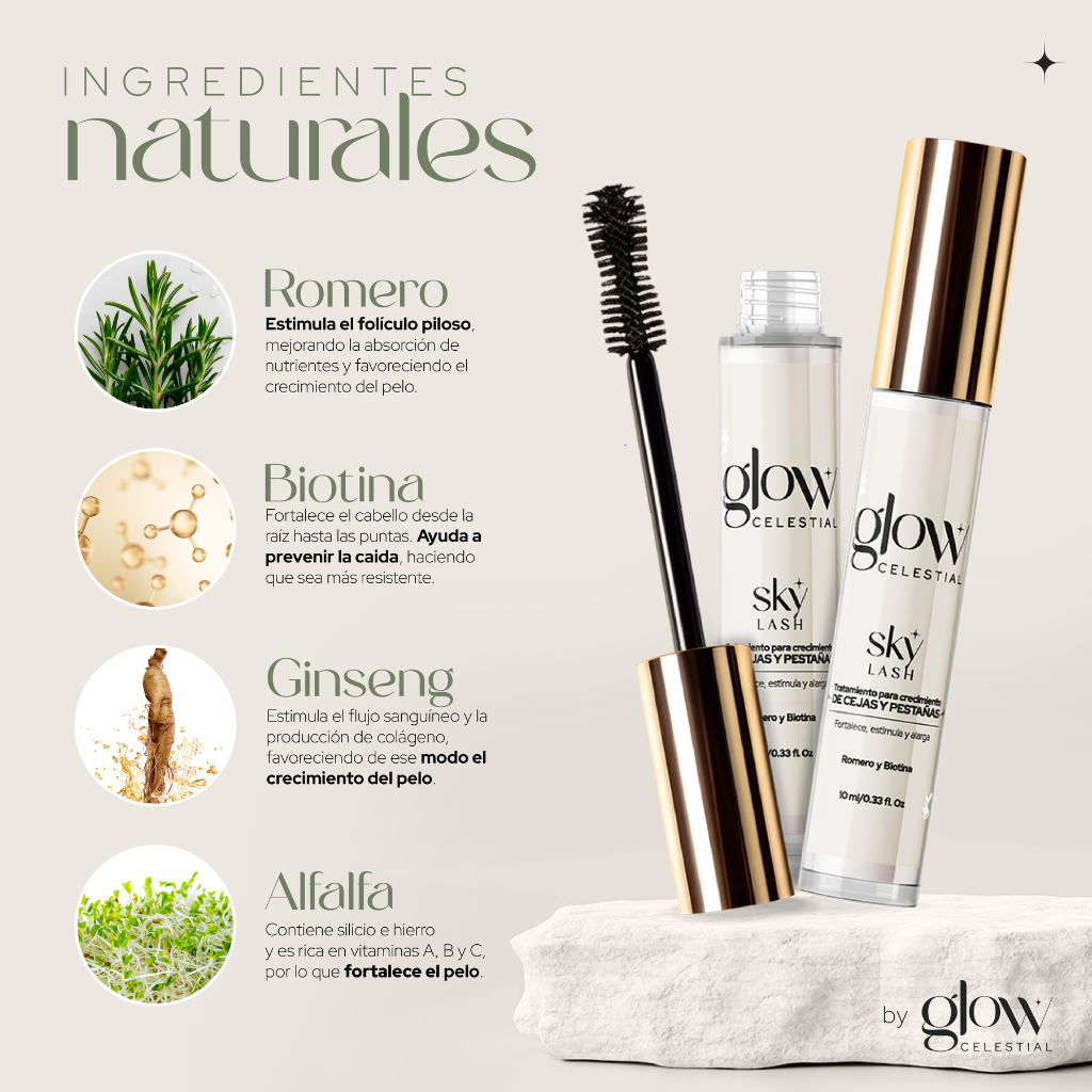 Sérum Pestañas y Cejas - Sky Lash