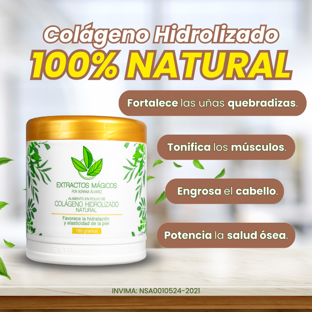 Colágeno hidrolizado - 100% natural