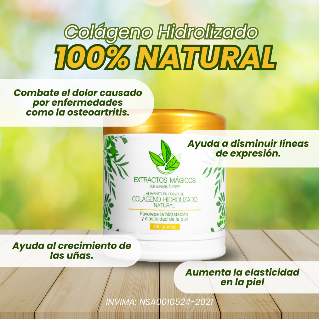 Colágeno hidrolizado - 100% natural