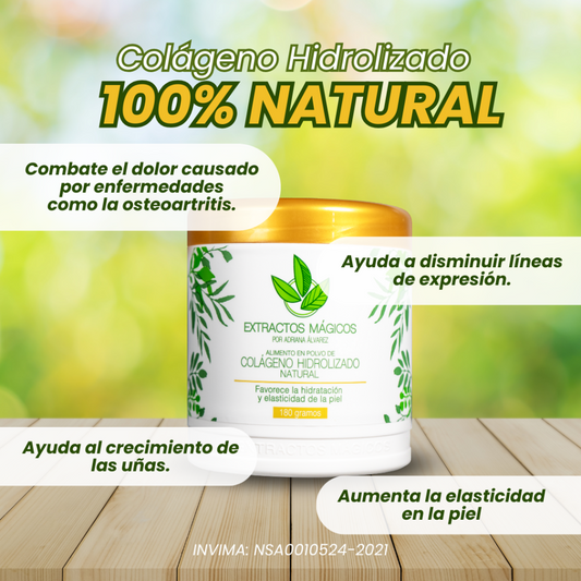 Colágeno hidrolizado - 100% natural
