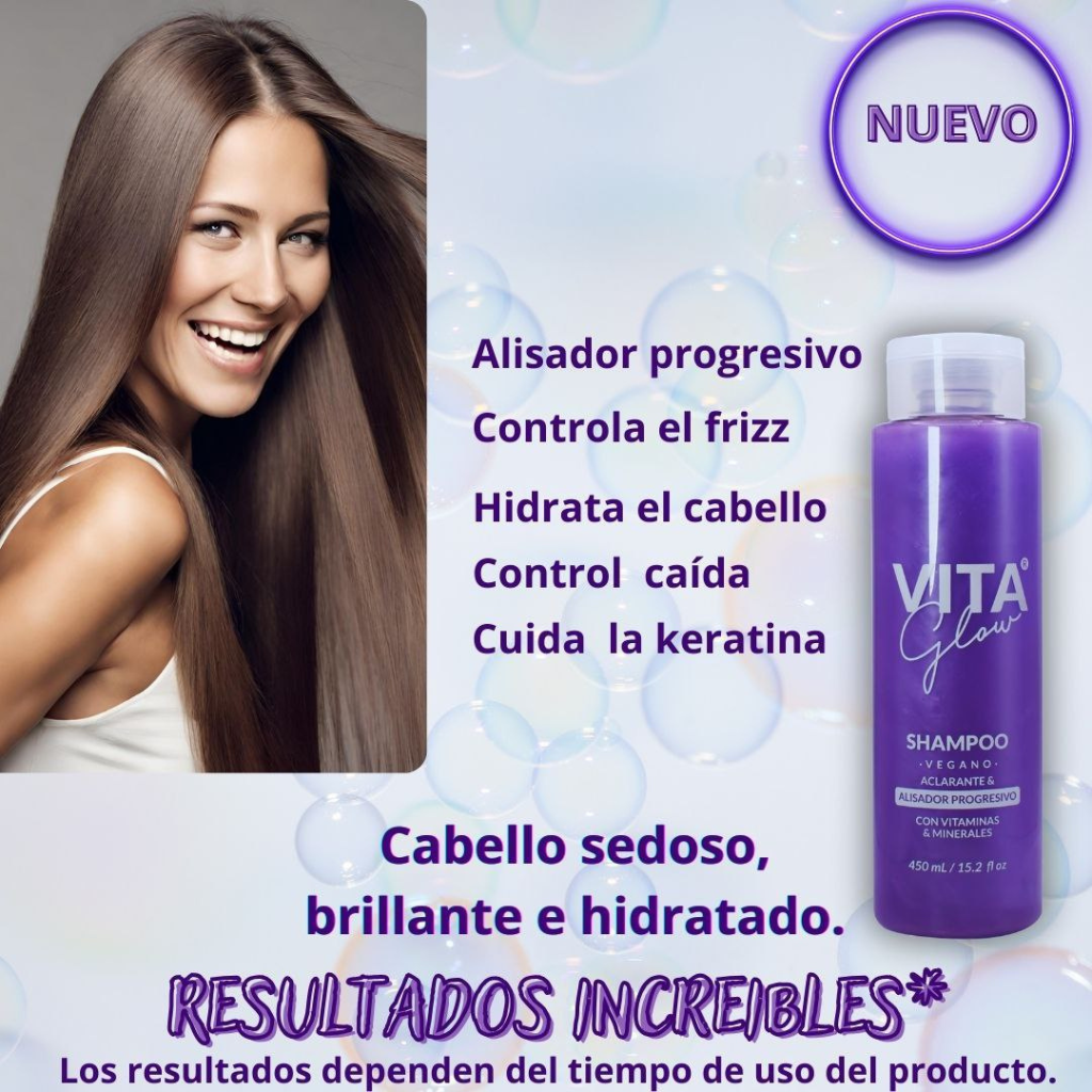 Shampoo Vegano Aclarante - Vitaglow